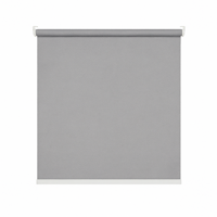 Cortina Roller Blackout 1 Paño 140X200 Sin Cenefa Gris Guiza