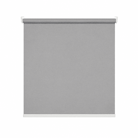 Cortina Roller Blackout 1 Paño 100X200 Sin Cenefa Gris Guiza