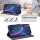 thumbnail image 2 of Funda Billetera para Samsung Galaxy S21 FE Protección RFID y Soporte Ajustable Morado, 2 of 6