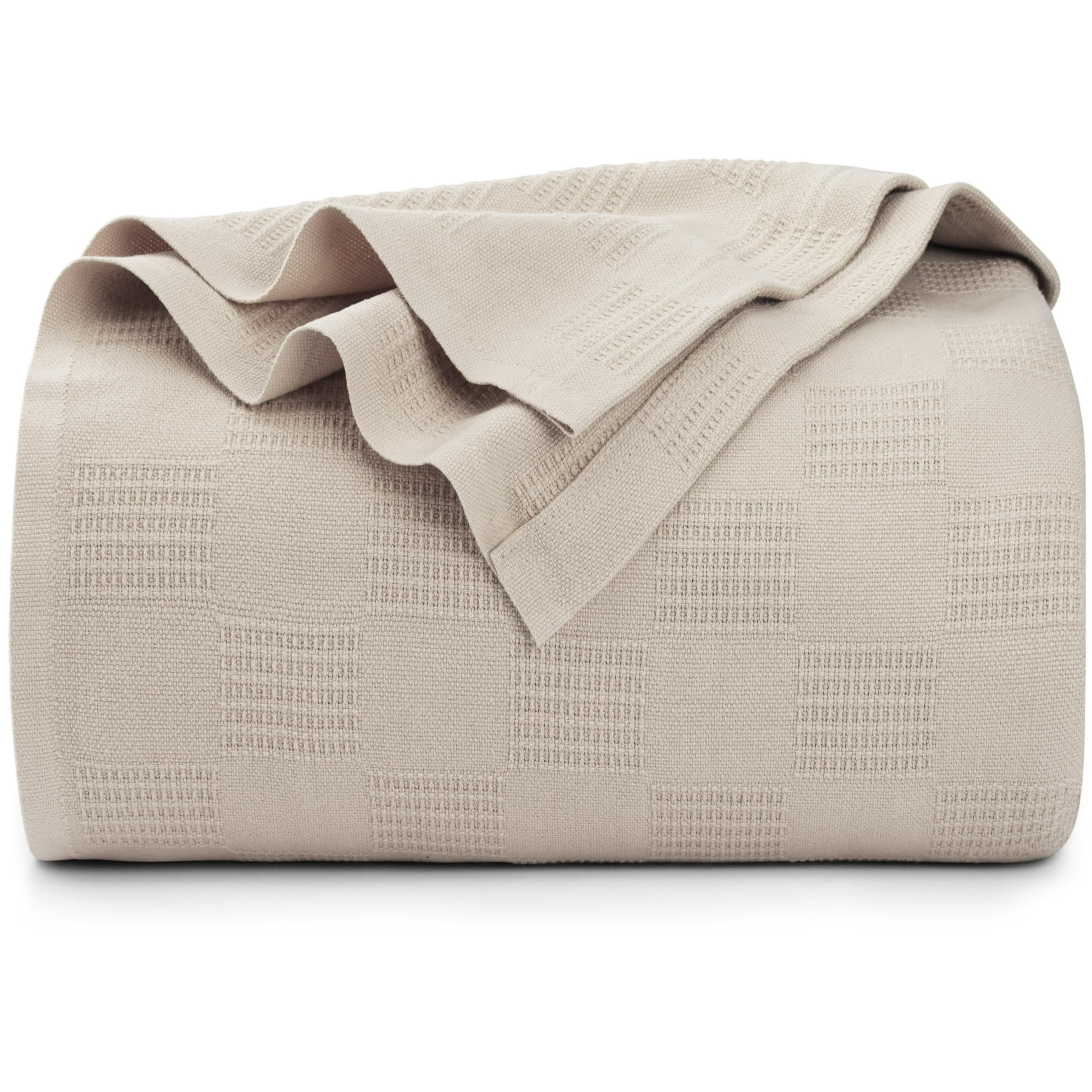 Utopia Bedding - Ropa De Cama Blanket Utopia, Color Caqui, 100% Algodón, Tamaño King, 350 G/m²