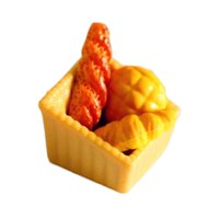 Bothyi - Mini Modelos De Pan Artificial Para Casa De Muñecas, Escala 1:12, 4 Unidades, Accesorios