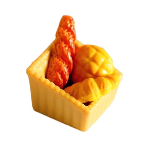 Bothyi - Mini Modelos De Pan Artificial Para Casa De Muñecas, Escala 1:12, 4 Unidades, Accesorios