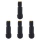 thumbnail image 2 of 4 Piezas De Tapas De Válvula De Neumático Atornilladas, Accesorios Para Automóviles, Evitan Reventones De Neumáticos, Color Negro, 2 of 5