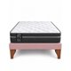 thumbnail image 2 of Base de Cama de 1 Plazas + Colchon Mery Desing 1 Pilow - Palo Rosa, 2 of 7