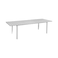 Northwest - Mesa Terraza Extendible Impermeable 90X180-240Cm Blanco Tamaño Único