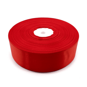 Genérico - Cinta Satin 4Cmx914M 5Pcs Rojo X1Uni