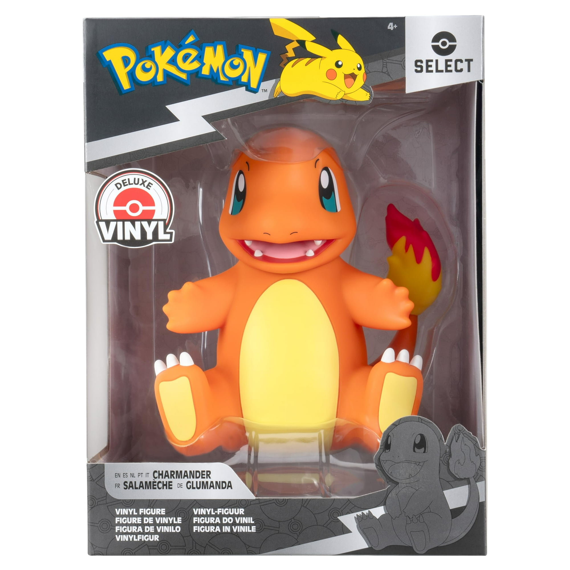 Figura Pokémon Charmander Deluxe Select De Vinilo De 20 Cm