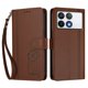 thumbnail image 3 of Funda Cartera Trébol para Xiaomi Poco F6 Pro con Ranuras Tarjetas y Carga Inalámbrica Marrón, 3 of 6