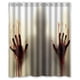thumbnail image 1 of Cortina de ducha delicada de The Walking Dead, juego de cortina de baño con ganchos, tamaño 60 x 72 pulgadas, 1 of 3