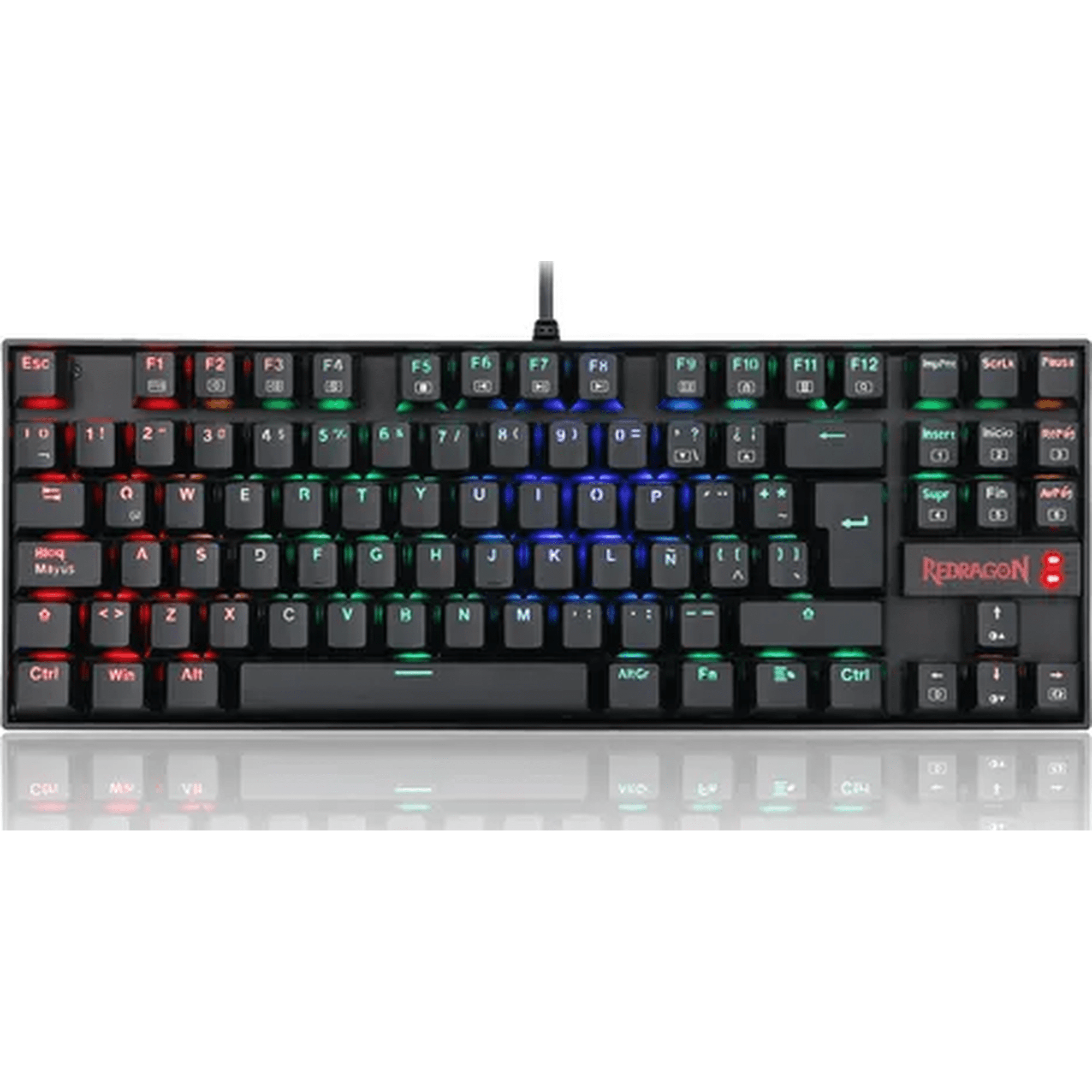 Genérico - Teclado Redragon Kumara K552 Rgb Negro Español