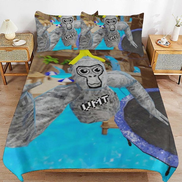 Gorilla Tag Bedding Set Duvet Cover Comfortable and Lightweight Cartoon Bedding3 Piece (case)