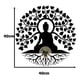 thumbnail image 3 of Cuadro Buda floral en madera MDF, 3 of 3