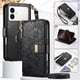thumbnail image 5 of Funda tipo cartera de piel sintética FOXDOCK para Samsung Galaxy S26 Edge – Resistente a golpes y a las interferencias RFID – Correa de mano larga negro, 5 of 6