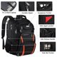 thumbnail image 5 of Mochila YALIXIAN para portátil de viaje de 18.4 pulgadas con puerto de carga USB, 5 of 6