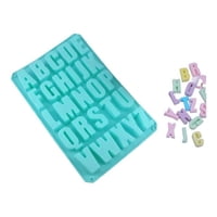 Genérico - Molde De Silicona Letras Moldes Letras Mayuscula 26Cavidades