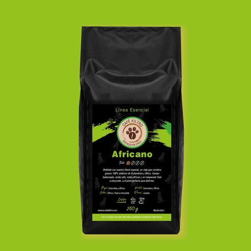 Café Kiltro - Café Africano, Tueste Ligero (50 Gr)