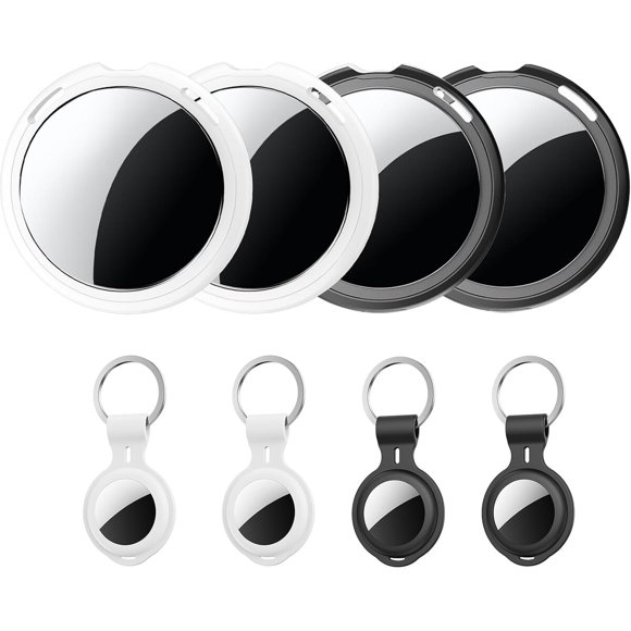 Pack de 4 rastreadores CYBERDOT certificados por Apple MFi, compatibles con Apple Find My