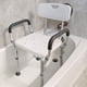 thumbnail image 4 of Silla de ducha, asiento de baño Vaunn, brazos acolchados, 160 kg, soporte, 4 of 8