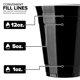 thumbnail image 4 of Vasos de plástico Stock Your Home desechables de 16 onzas (100 unidades), 4 of 7