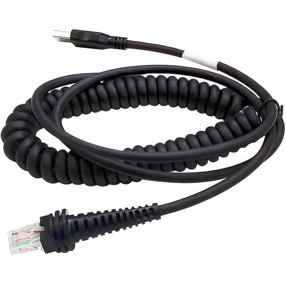 Cable para escáner de códigos de barras SOTESIN USB a RJ45 de 3 m en espiral