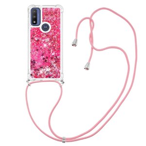 Funda Foxdock Para Motorola Moto G Play 2023 Con Cuerda Ajustable, Brillo Líquido, Protección Antigolpes Y Lente – Ideal Para Regalo