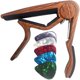 thumbnail image 1 of WINGO Flat Guitar Capo para guitarras clásicas, color palo de rosa, 1 of 3