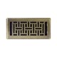thumbnail image 3 of Rejillas decorativas Floor Register AJH410-A Oriental de 4 x 10 pulgadas, paquete de 4, 3 of 3