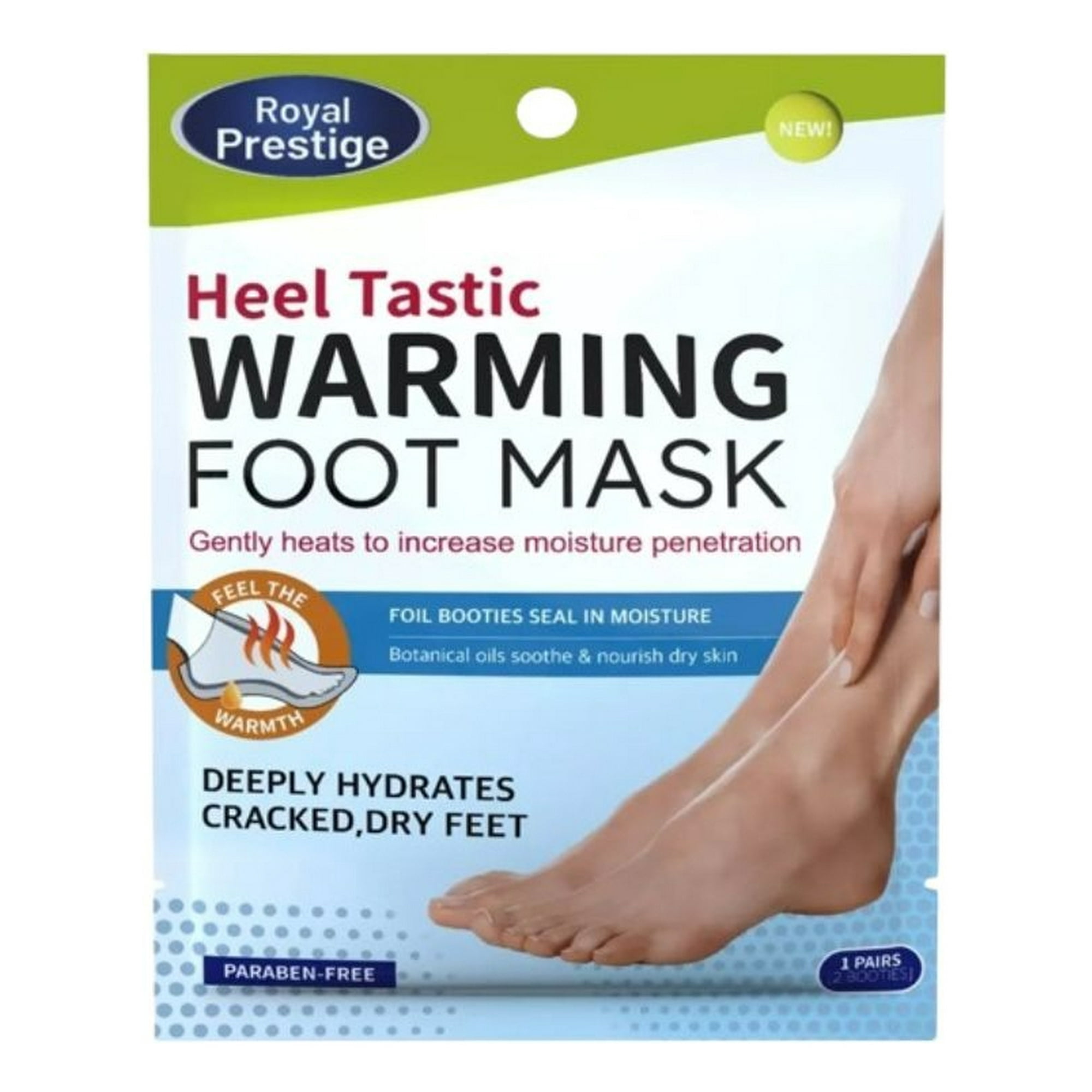 Genérico - Mascarilla Pies Efecto Calor Hidratación Profunda 3 Pack Jhn