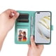 thumbnail image 2 of Funda tipo cartera FOXDOCK para Huawei Nova 10 Pro , diseño girasol en relieve, cuero PU, cierre magnético, soporte y tarjetero, 2 of 5