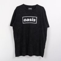 Polera Manga Corta Hombre Gris Logo Oasis