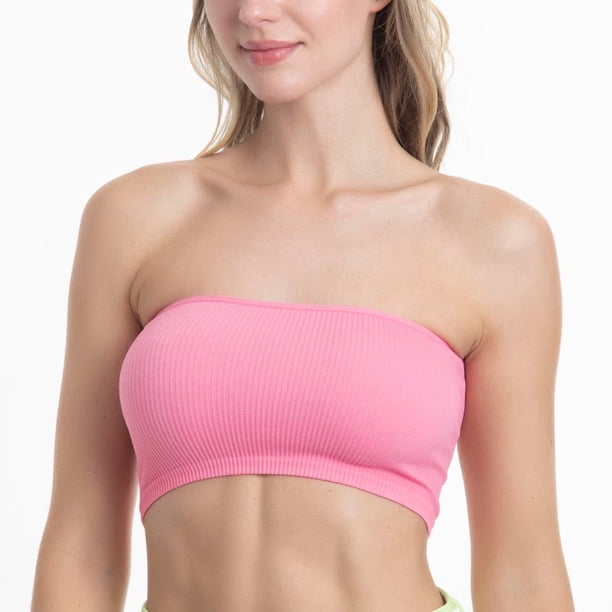 Sosten Top Seamless Poliamida Acanalado Rib Mujer LADY GENNY