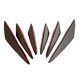thumbnail image 3 of 6 piezas universal coche negro parachoques delantero aletas divisor labio spoilers conjunto, 3 of 3