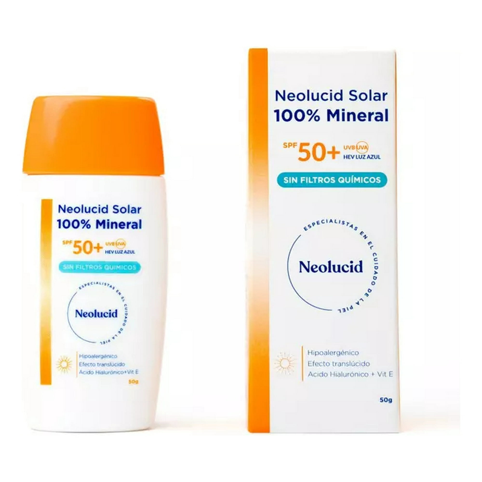 Smb Farma - Neolucid Protector Solar Fps 50+ 100 % Mineral X 50 Gr