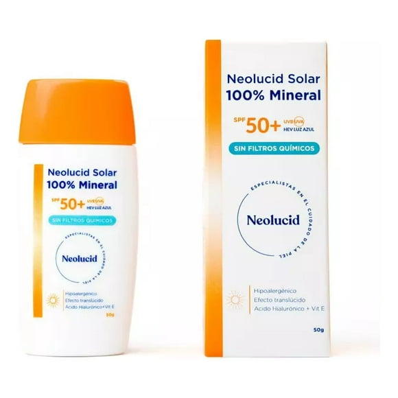 Neolucid Protector Solar Fps 50+ 100 % Mineral X 50 Gr