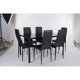 thumbnail image 1 of Juego De Comedor 6 Personas Negro, 1 of 7