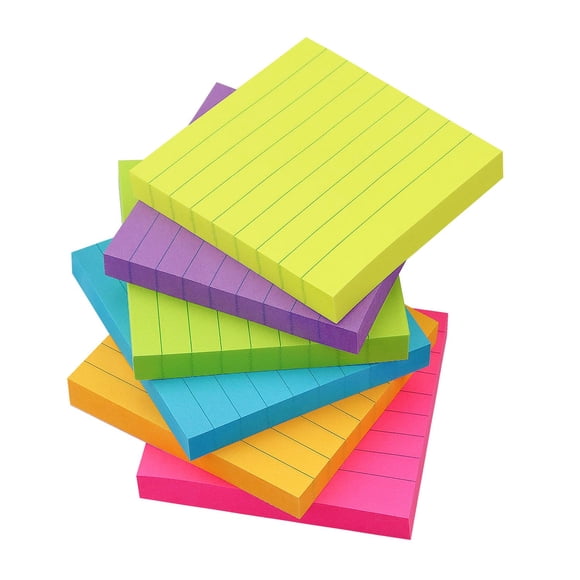 Notas adhesivas Winner Aura 8 cm – 6 blocs de 90 hojas cada uno
