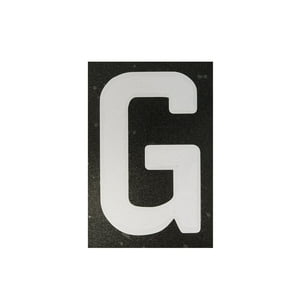 Truck Republic - Plantilla Adhesiva Patente Letra G