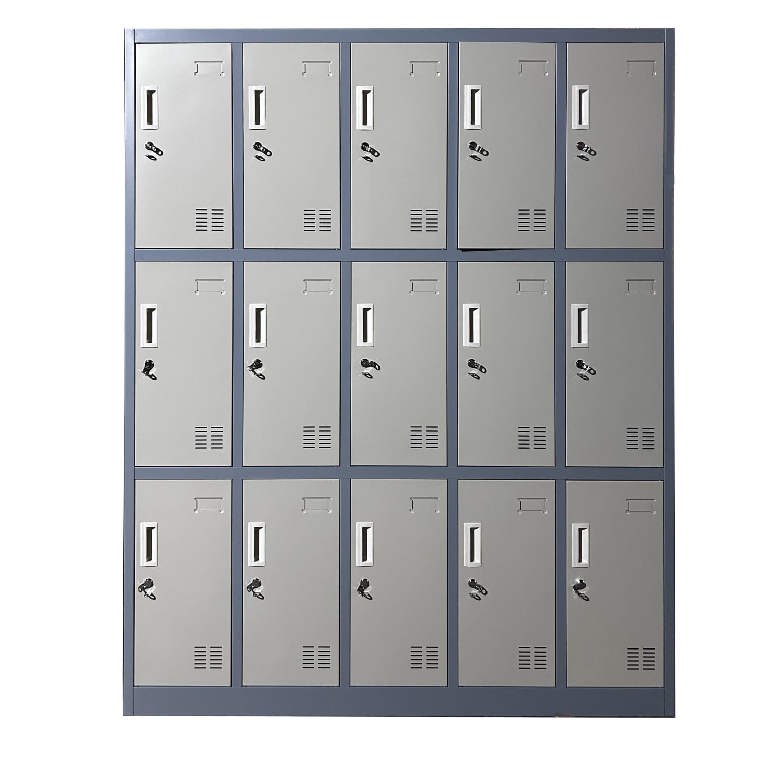 Prochef - Locker Casillero Metálico 5 Cuerpos 15 Puertas