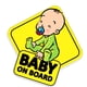thumbnail image 2 of Se?al De Seguridad De Advertencia De Bebé A Bordo, Pegatina De Vinilo Para Coche, Pegatina De Advertencia De 15x15cm, 2 of 5