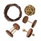 thumbnail image 4 of Juguete Para Masticar Hámster De Madera, Hámster, Conejo, Conejillo De Indias, Juego De Accesorios De Juguete A, 4 of 5