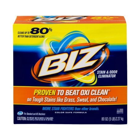 Detergente en polvo BIZ 2,27 kg (5 lb) paquete de 4
