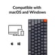 thumbnail image 4 of Teclado Keychron K3, diseño del 75%, 84 teclas, inalámbrico, Bluetooth, 4 of 8