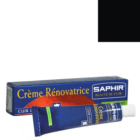 Crema Renovadora Saphir Beauté du Cuir 25 mL para cuero - Negro