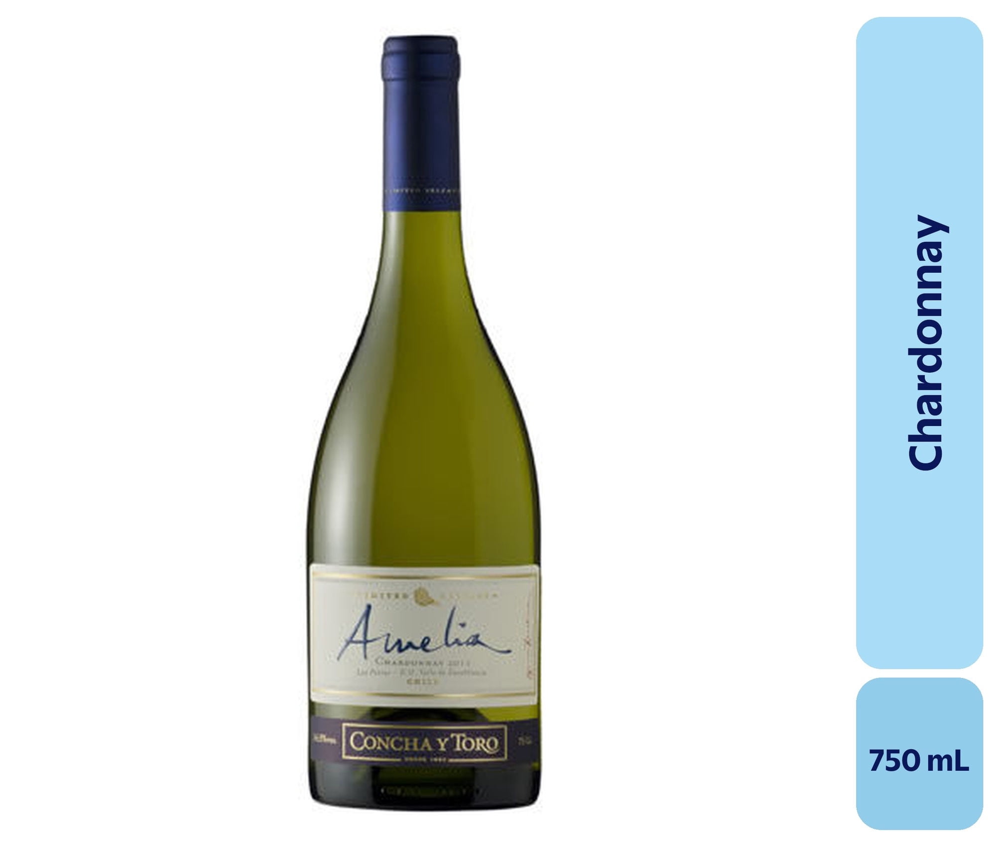 Vino Chardonnay Botella 750 mL Amelia