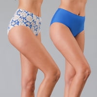 Pack 2X Calzon Maxi Micro Bonded Flores Mujer 25558-244