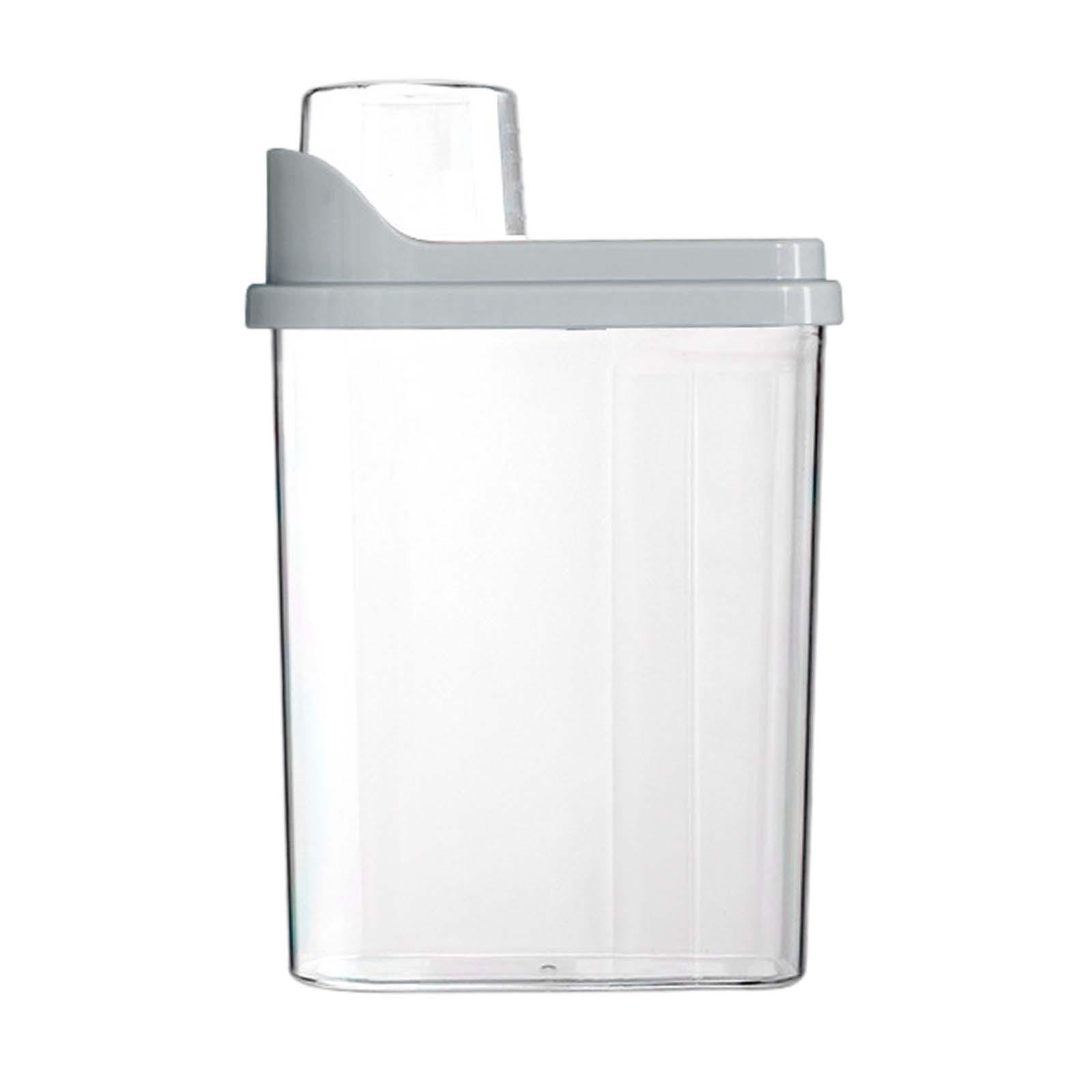 Ioensy - Contenedor De Almacenamiento De Alimentos Para Perros Organizador De Contenedores De Arroz 2.5L Con Tapa Caja De Almacenamiento De Alimentos Gris