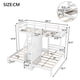 thumbnail image 3 of Twin over Twin & Twin Bunk Bed with Built-in Staircase and Storage Drawer,White, 3 of 3