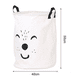 thumbnail image 4 of Cesto Plegable Blanco para Ropa con Diseño 40x50cm, 4 of 6
