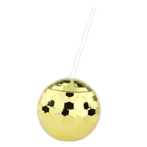 Bothyi - Copas De Bola De Discoteca De 600Ml Copas De Bebida De Vino Para Decoración De Fiesta De Bar Dorado