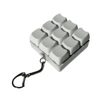 Bothyi - Juguete Fidget Clicker Regalos Divertido Portátil Versátil Con Sonido Interactivo Blanco 9 Teclados